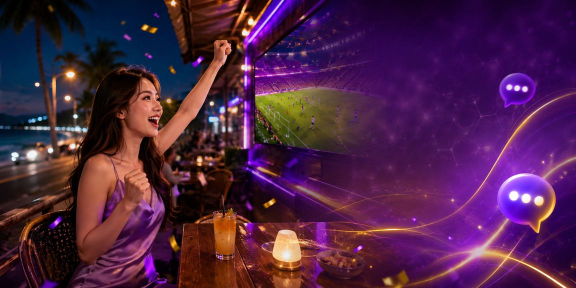 Người chơi thư giãn theo dõi tài khoản VIP bên bờ biển Mũi Né